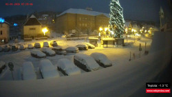 Střed obce Rokytnice nad Jizerou