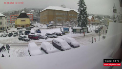 Střed obce Rokytnice nad Jizerou