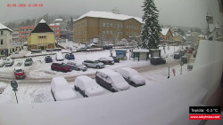 Střed obce Rokytnice nad Jizerou