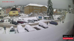 Střed obce Rokytnice nad Jizerou