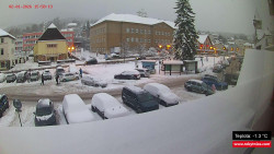 Střed obce Rokytnice nad Jizerou