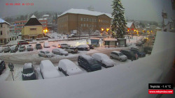 Střed obce Rokytnice nad Jizerou