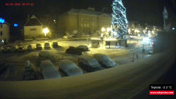 Střed obce Rokytnice nad Jizerou