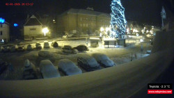 Střed obce Rokytnice nad Jizerou