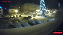 Střed obce Rokytnice nad Jizerou