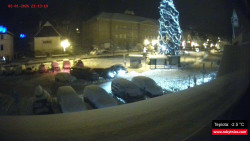 Střed obce Rokytnice nad Jizerou