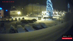 Střed obce Rokytnice nad Jizerou