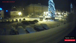 Střed obce Rokytnice nad Jizerou