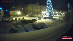 Střed obce Rokytnice nad Jizerou