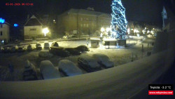 Střed obce Rokytnice nad Jizerou