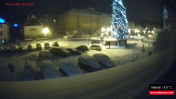 Střed obce Rokytnice nad Jizerou