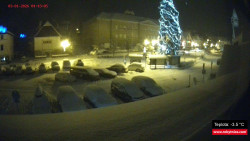 Střed obce Rokytnice nad Jizerou