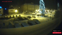 Střed obce Rokytnice nad Jizerou