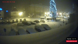 Střed obce Rokytnice nad Jizerou