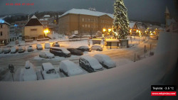 Střed obce Rokytnice nad Jizerou