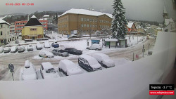 Střed obce Rokytnice nad Jizerou