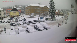 Střed obce Rokytnice nad Jizerou