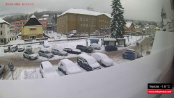 Střed obce Rokytnice nad Jizerou