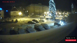 Střed obce Rokytnice nad Jizerou