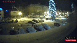 Střed obce Rokytnice nad Jizerou