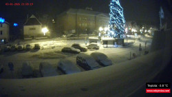 Střed obce Rokytnice nad Jizerou