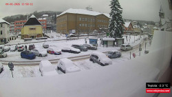 Střed obce Rokytnice nad Jizerou