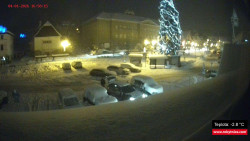 Střed obce Rokytnice nad Jizerou