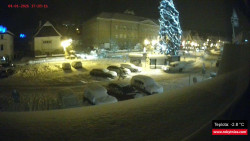 Střed obce Rokytnice nad Jizerou