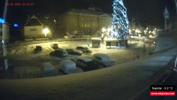 Střed obce Rokytnice nad Jizerou