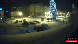 Střed obce Rokytnice nad Jizerou