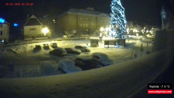 Střed obce Rokytnice nad Jizerou