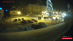 Střed obce Rokytnice nad Jizerou