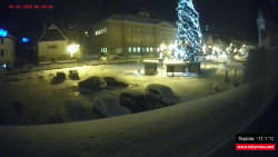 Střed obce Rokytnice nad Jizerou