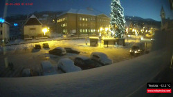 Střed obce Rokytnice nad Jizerou