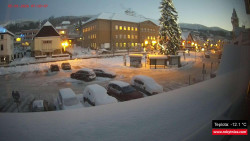 Střed obce Rokytnice nad Jizerou