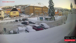 Střed obce Rokytnice nad Jizerou