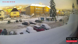 Střed obce Rokytnice nad Jizerou