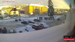 Střed obce Rokytnice nad Jizerou