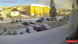 Střed obce Rokytnice nad Jizerou