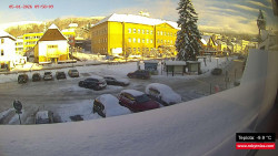 Střed obce Rokytnice nad Jizerou