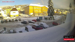 Střed obce Rokytnice nad Jizerou