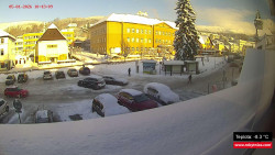 Střed obce Rokytnice nad Jizerou