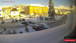 Střed obce Rokytnice nad Jizerou