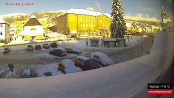 Střed obce Rokytnice nad Jizerou