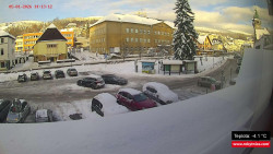 Střed obce Rokytnice nad Jizerou