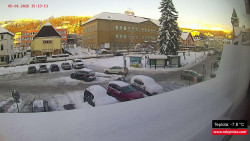 Střed obce Rokytnice nad Jizerou