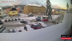 Střed obce Rokytnice nad Jizerou