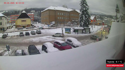 Střed obce Rokytnice nad Jizerou