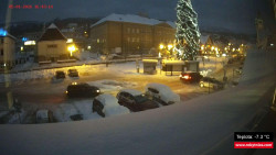 Střed obce Rokytnice nad Jizerou