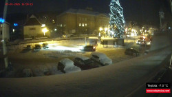 Střed obce Rokytnice nad Jizerou